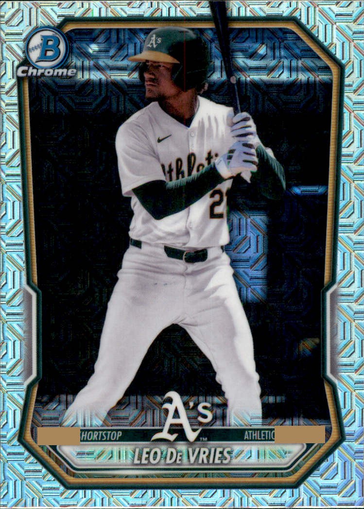 2026 Bowman #BCP-63 Leo De Vries Chrome Prospects Mojo Refractor