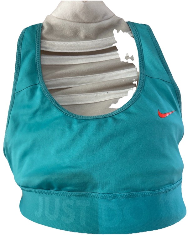 Nike Sports Bra Womens XS Teal And Red Orange