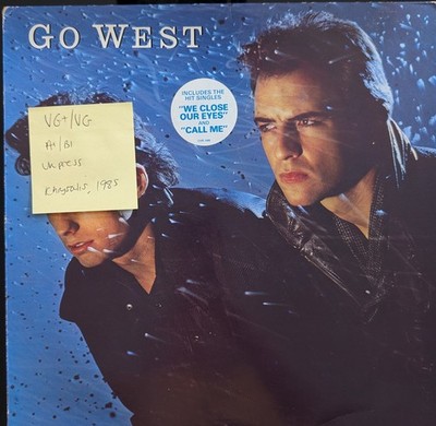 Go West  Self Titled Vinyl Record VG+/VG  CHR 1495 1985