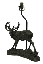 Scratch & Dent Last Glance Deer Table Lamp Hand Rubbed Bronzed Finish (NO SHADE)