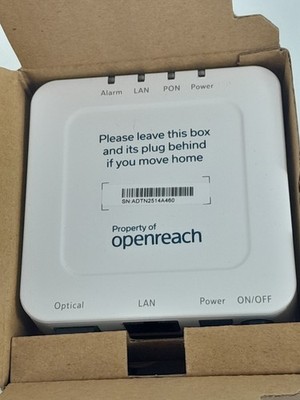 BT Openreach Adtran SDX611 GPON ONT Gateway Router