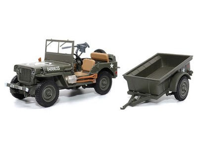 Militaria Die Cast 23200-44 Willys Jeep 1/4-Ton Utility Truck 1/43