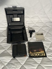 Vintage ESCORT Radar Warning Receiver Works w/ Case Manual  Bracket