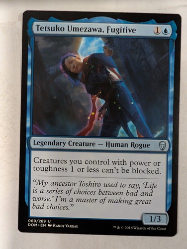 Tetsuko Umezawa, Fugitive - Dominaria - Magic the Gathering MTG Nice!
