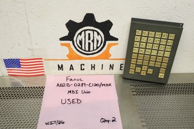 FANUC A02B-0281-C120/MBR MDI Unit Used With Warranty See All Pictures