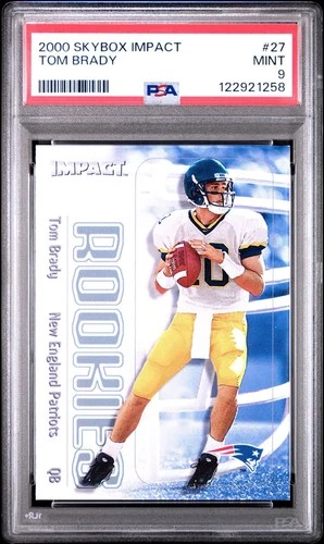 2000 Skybox - Tom Brady RC - PSA 9