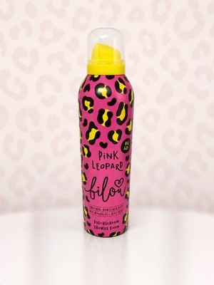 (75,96 /L) bilou PINK LEOPARD Made with Love Shower Foam Duschschaum VEGAN 250ml