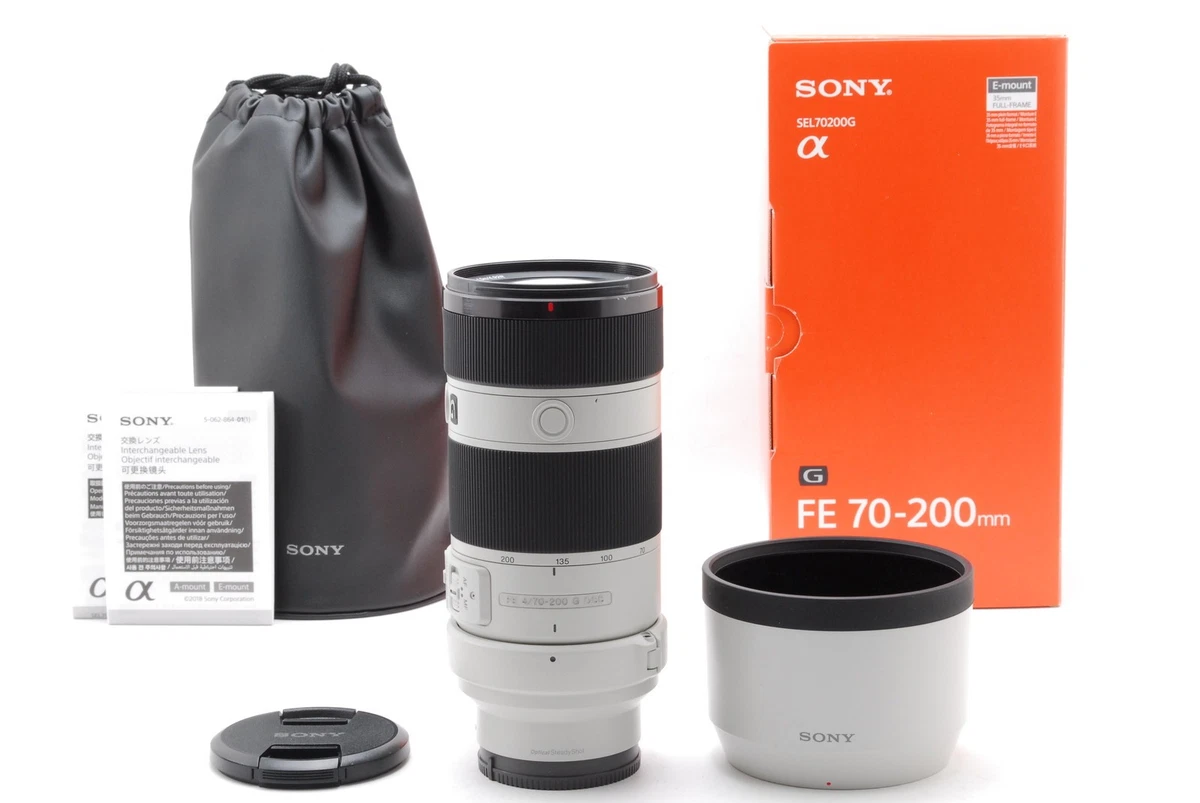 Sony FE 70-200mm f/4 G OSS SEL70200G Lente con montura E de JAPÓN [COMO NUEVO...