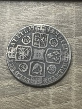 George II, Shilling, 1745, Silver, Roses, Scarcer Than The Lima Variety!