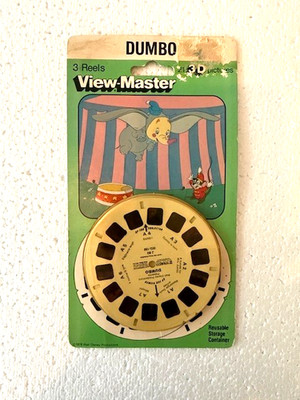 VIEW-MASTER 3 REEL PACKS 21 3D PICTURES 7 PER REEL REUSABLE STORAGE NO VIEWER!