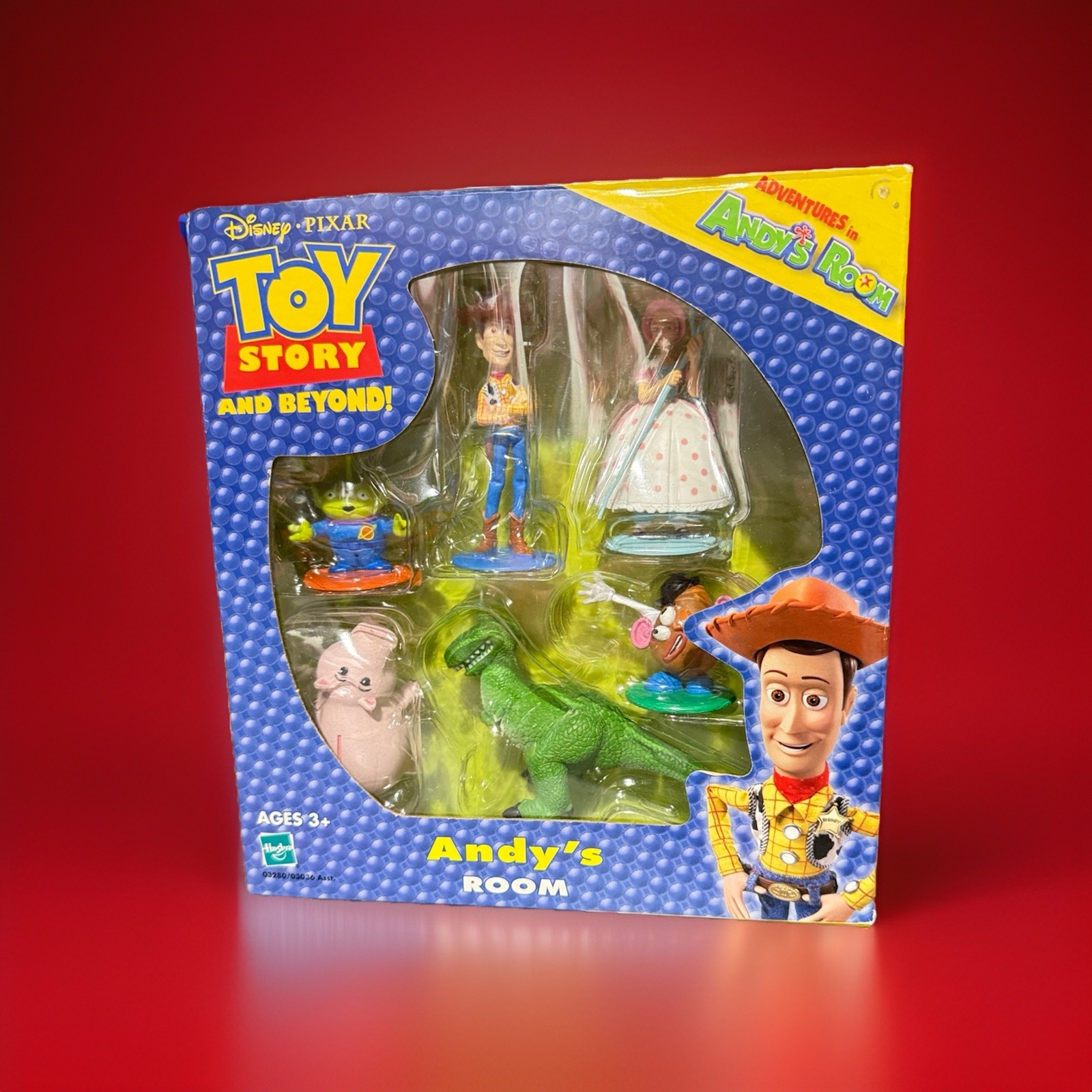 Toy Story & Beyond Adventures in Andys Room 2002 Hasbro nunca usado