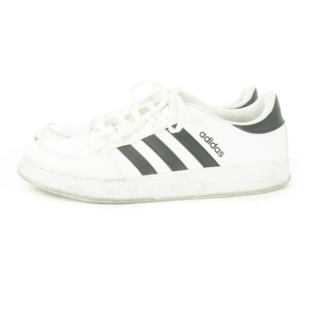 Adidas BREAKNET M Sneakers Taglio Basso Lacci Tre Strisce Logo 28cm Bianco Us