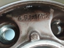 6.5JX16H2 jante VOLKSWAGEN GOLF V BERLINA 1K1 GT SPORT 2007 407410