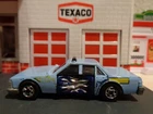 Vintage 1983 Hot Wheels State Police Cruiser Blue Crack-Ups Hong Kong READ BELOW