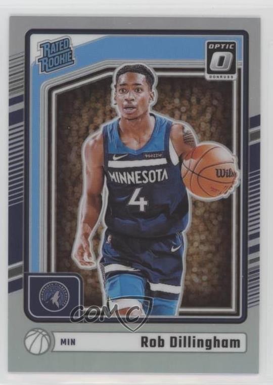 2024-25 Panini Donruss Optic Rated Rookie Holo Prizm Rob Dillingham #259 1p7w