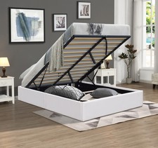 Solide Lit Coffre Gris + Pieds pour Matelas - Loris - Montage Rapide et Facile -