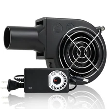 BBQ 97mm × 33mm Blower Fan,High Airflow 110V 120V Variable Speed Centrifugal Fan