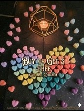 Soy Wax Mini Heart Wax Melts highly scented candle melts 25-50-100 