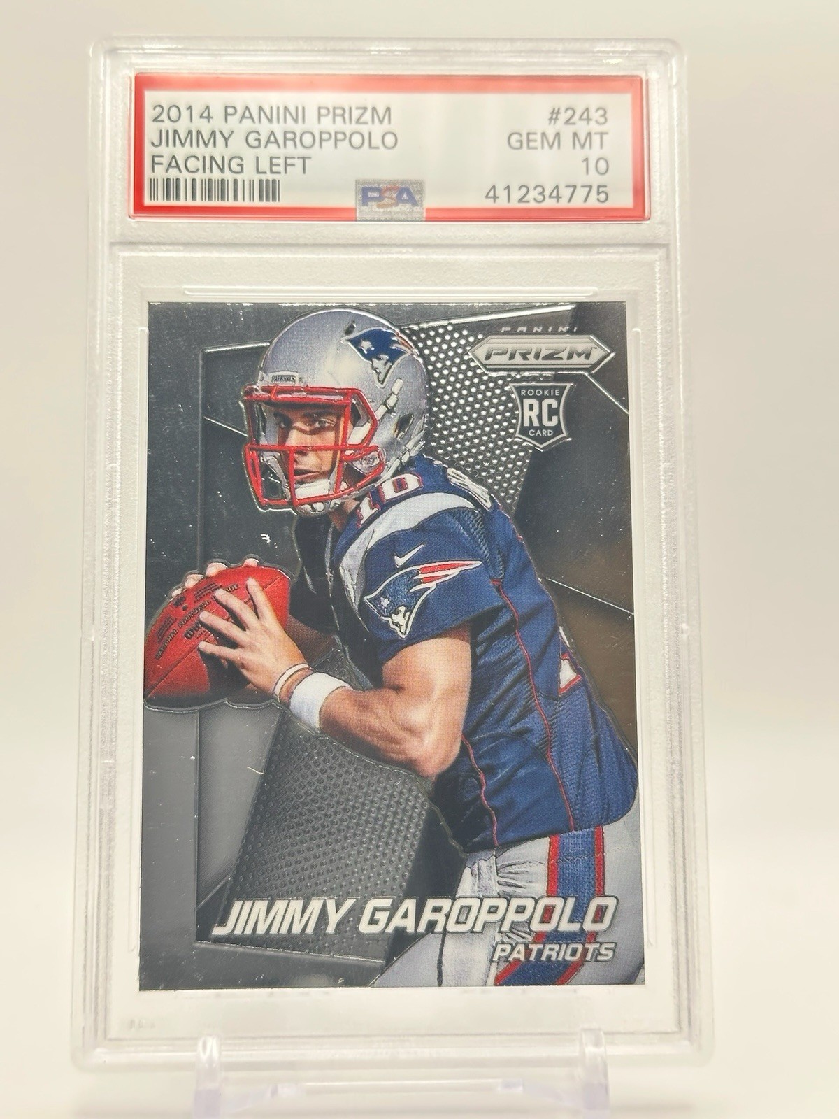 Jimmy Garoppolo Panini Prizm #243 Facing Left