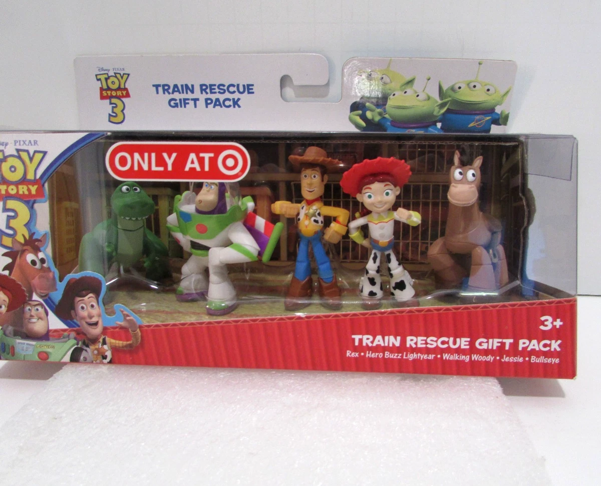 トイ・ストーリー3 TRAIN RESCUE GIFT PACK 海外版 Disney Pixar Toy Story 3 Train Rescue Gift pack 5 figures NEW