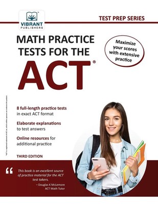 Vibrant Publishers | Math Practice Tests for the ACT | Taschenbuch | Englisch