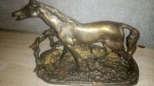 Bronzefigur Pferd Méne