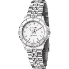 Orologio Donna SECTOR 230 R3253161534 Bracciale Acciaio Bianco