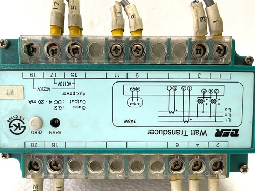 DER Watt Transducteur DWT-3411 Fréquence: 60Hz, : 750W, Dc 4-20mA, AC 110/220V - Photo 2 sur 9