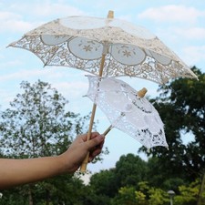 Wooden Handle Wedding Lace