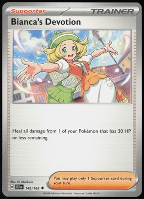 Bianca's Devotion 142/162 Uncommon Temporal Forces Pokemon Near Mint