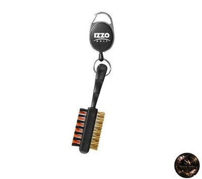 Izzo Golfschläger Reinigungsbürste doppelseitige Bürste zur Schläger- und...