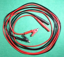 NEW! 80"L Test Lead Set soft Insulation 18AWG 10A  4 mm POMONA Banana Plug ends