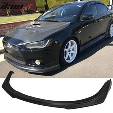 Fits 09-15 Mitsubishi Lancer Gt Gts Ralliart Ra Style Front Bumper Lip Spoiler