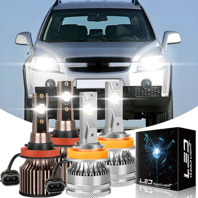 For Saturn Sky 2007-2010 4X Combo LED Headlights Bulbs Kit High Low Beam Lamp