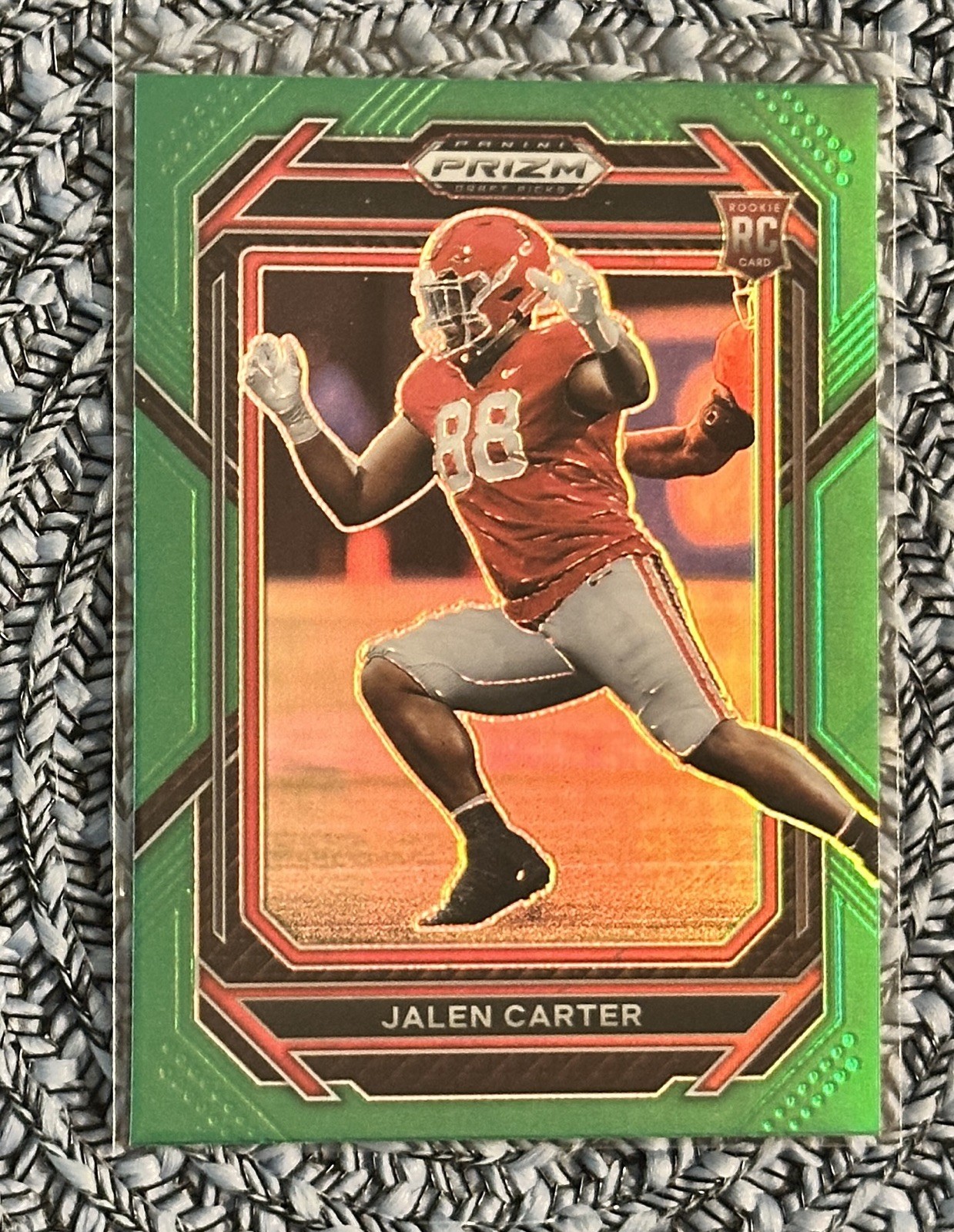 2023 Panini Prizm Draft Picks - Jalen Carter #163 Green Prizm (RC)