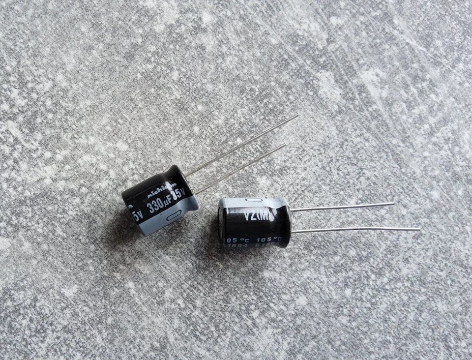 Nichicon 330uF 35V HV Kondensator Radial Menge Wählbar 1-10 Stück