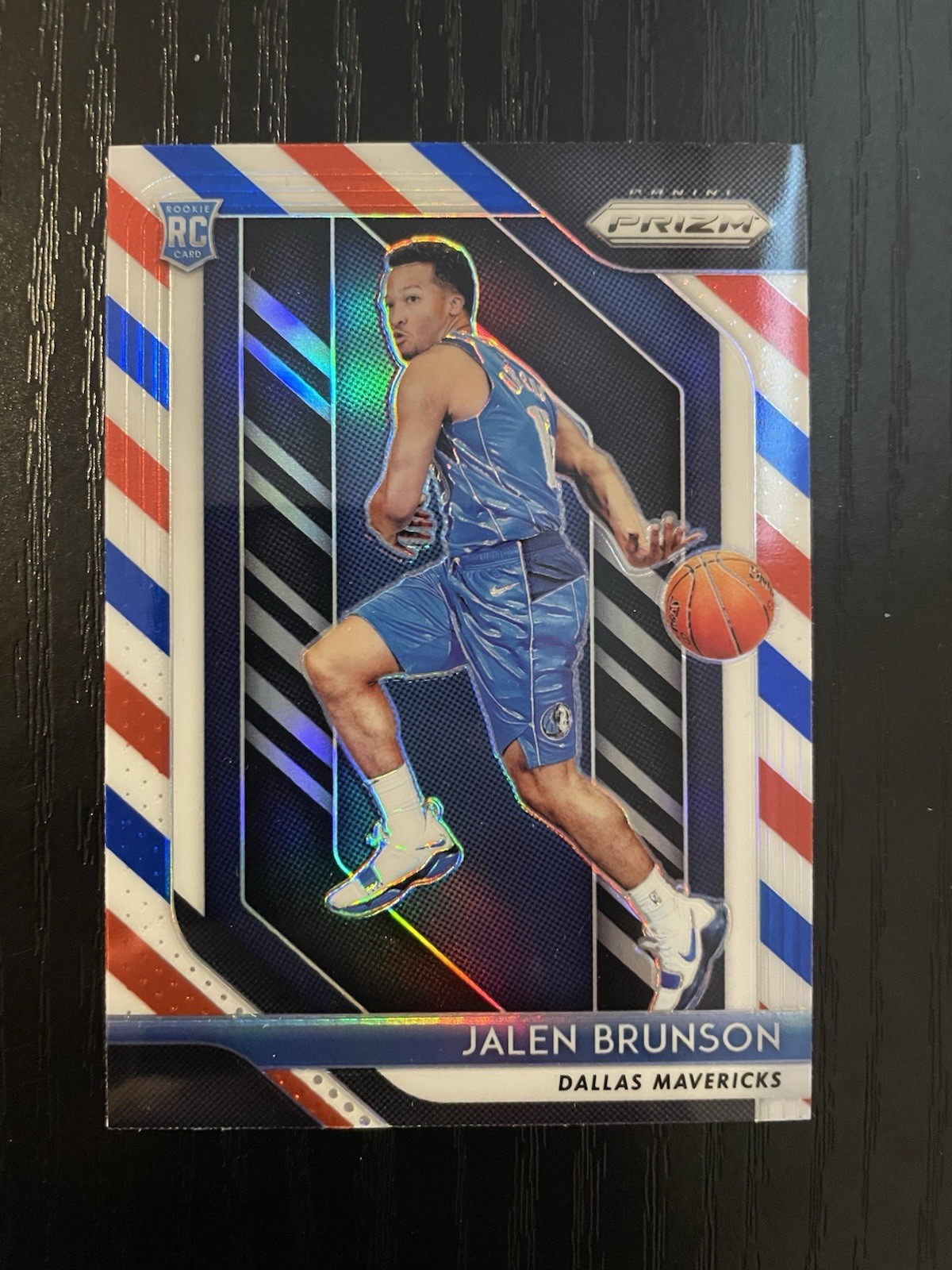 2018-19 Panini Prizm - Jalen Brunson #250 Red White & Blue Prizm (RC)
