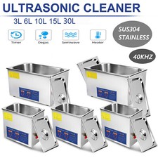 3L 6L 10L 15L 30L Digital Ultrasonic Cleaner Ultra Sonic Bath Cleaning Tank 220V