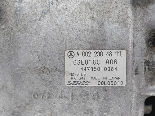 A0022304811 klimakompressor für MERCEDES-BENZ CLASE A (BM 169)