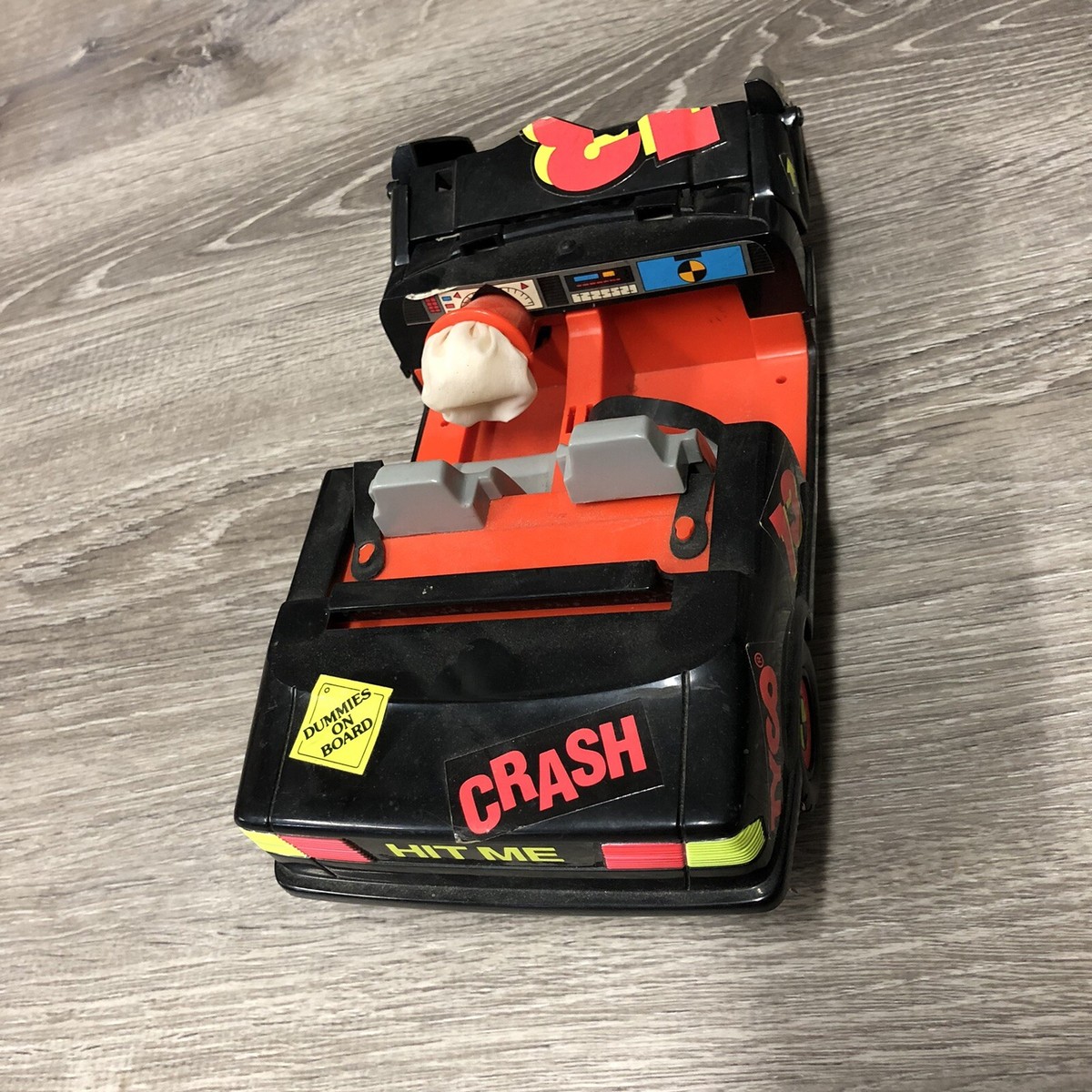 TYCO Crash Dummies Dummy Derby Black Car 1991 Not Complete Vintage