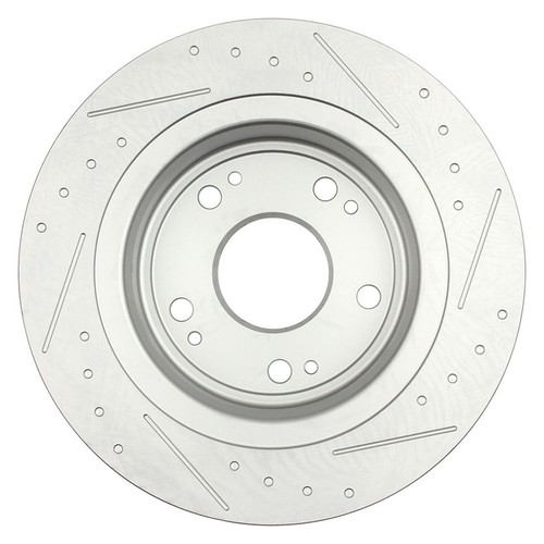 FIT FOR HONDA ACCORD 2011-2016 2017 REAR SLOT BRAKE ROTORS METALLIC PADS - Picture 5 of 8