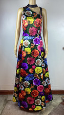 Alice + Olivia by Stacey Bendet Chrissy Floral Ball Gown Maxi Dress Size 10