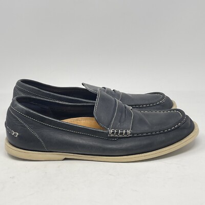 Cole Haan Penny Loafers Shoes Mens 13 M Blue Leather Slip On