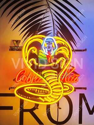 Cobra Kai Snake 17''x17'' Neon Sign Light Lamp With HD Vivid Printing