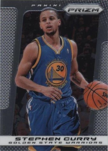 2021 Panini Prizm STEPHEN CURRY NBA 75th Logo Silver Prizm SSP PSA
