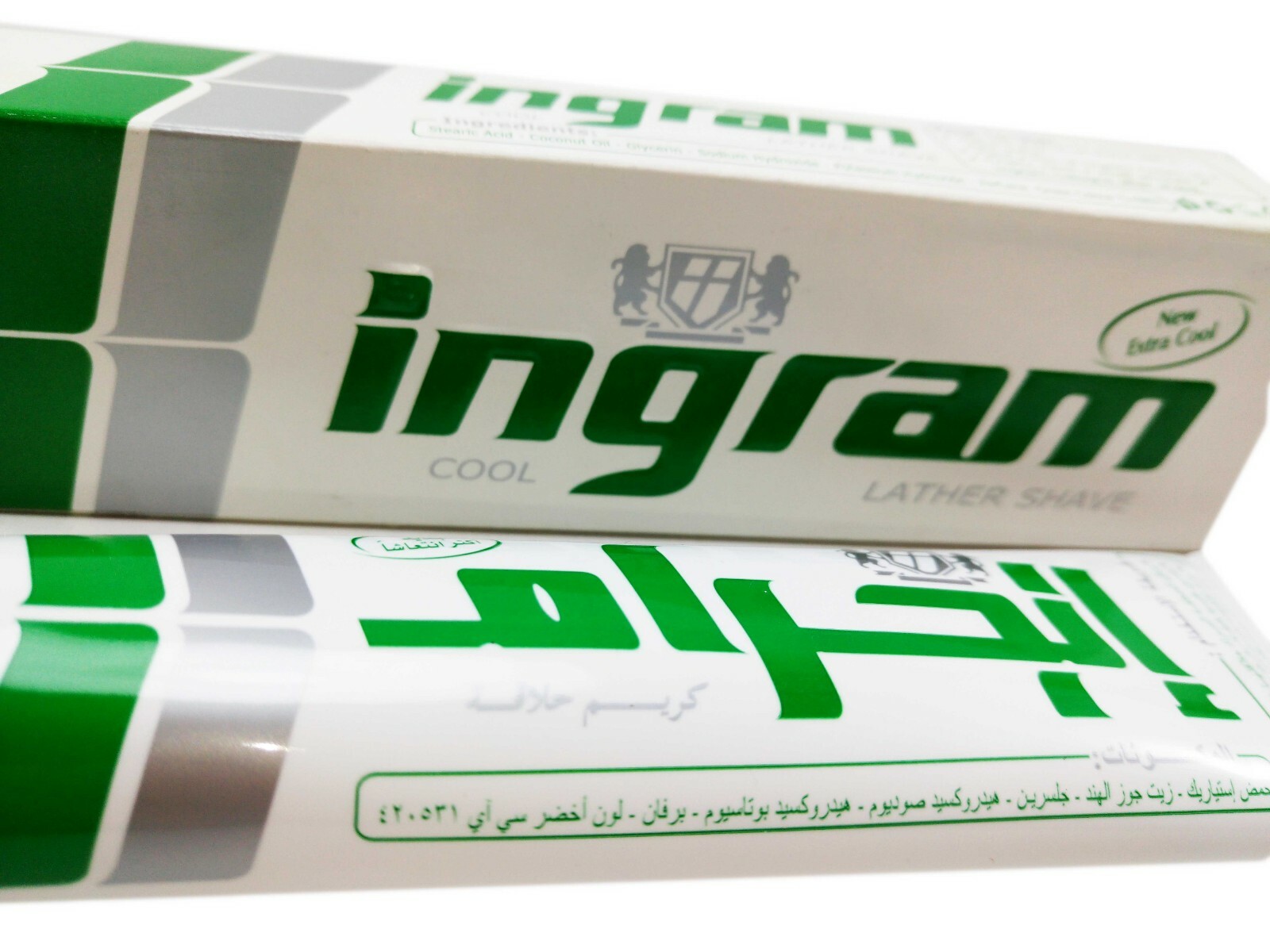 Ingram Extra Cool Lather Shave Cream Tube 60gm Men Smoothing Toilet