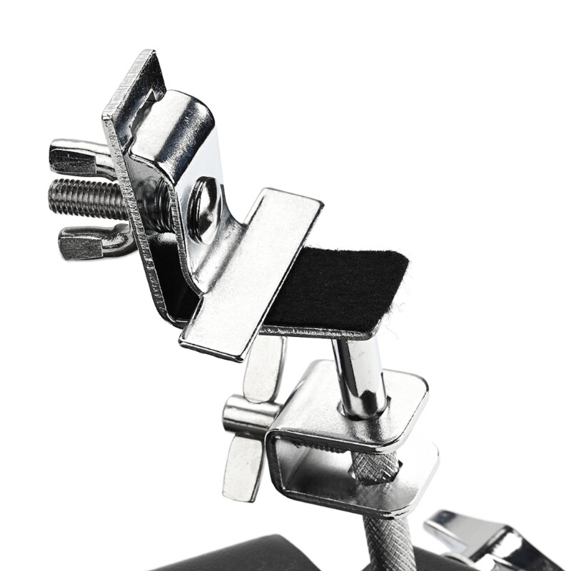 Drum Hoop Mounted Cowbell Holder with Cowbell Music Instrument