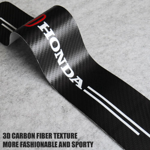 4x Honda Car Door Plate Sill Scuff Cover Anti Scratch 3D Decal Sticker Protector - Picture 3 of 8