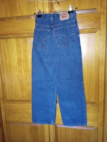 12 in boys size (or girls) Levis SLIM 550 Jeans Relaxed 24 x 26 made in 2010 EUC - Picture 23 of 24