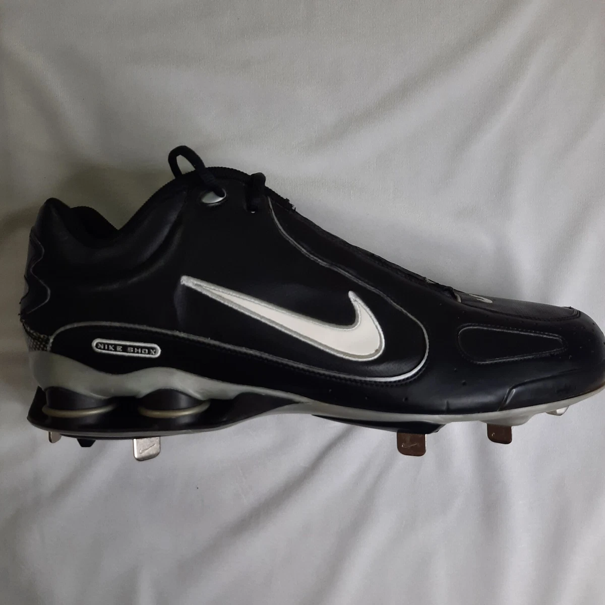 Size 15 Nike Shox Mens Monster Metal Black Baseball Cleat 311815-001 Vintage Men main image 4